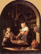 Gerard Dou The Grocer's Shop oil painting